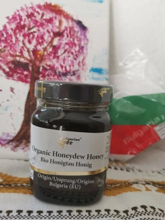 Bio Schwarz Honigtau Honig aus Eichenblättern 450g - Bulgarian Treasures