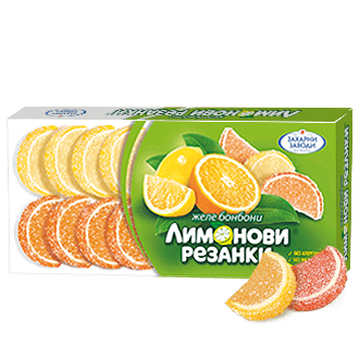 Zitronenscheiben/Лимонови резанки Zaharni Zavodi 180g