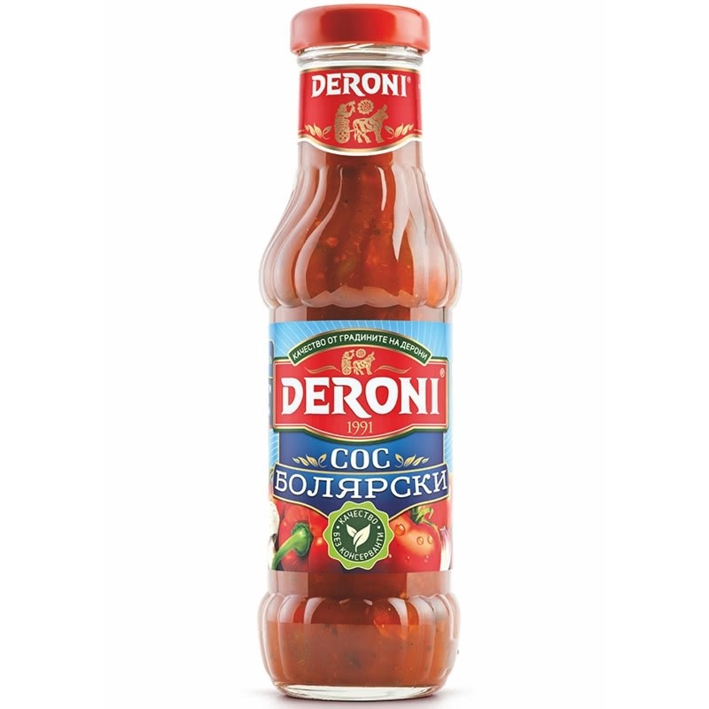 Deroni Bolyarski Sauce 325 g/Болярски сос Дерони