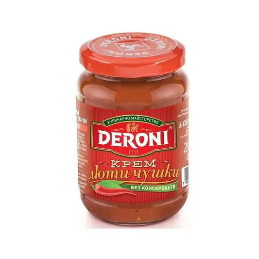 Creme scharfe Pepperoni Deroni 205g