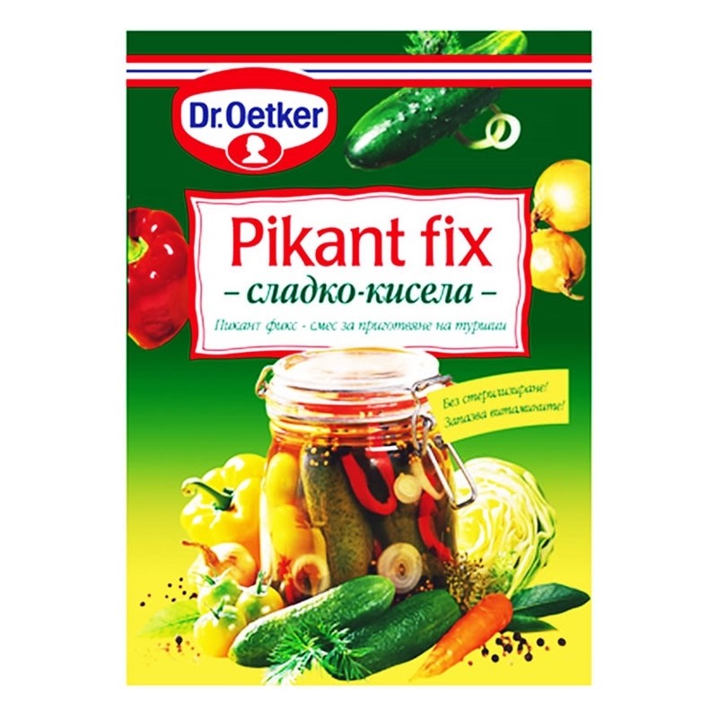 Pikant fix Dr.Oetker für Zubereitung von Turshia eingelegten Gemüse 100g