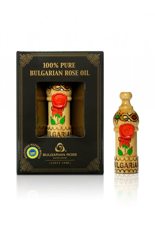 100% Bulgarisches Natürliches Rosenöl Amphore | 0.5ml