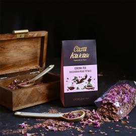 Kakaotee mit handgepflückten Rosenblättern vegan 65g Casa Kakau