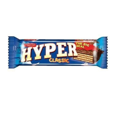 Waffel Hyper Classic Füllung mit 47% Kakaocreme und kakaohaltiger Fettglasur