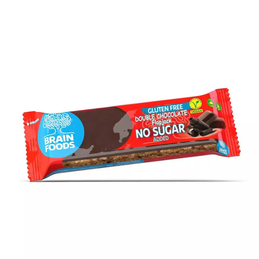 veganer Doppelter Schokoladen-Flapjack Brian Foods 70g