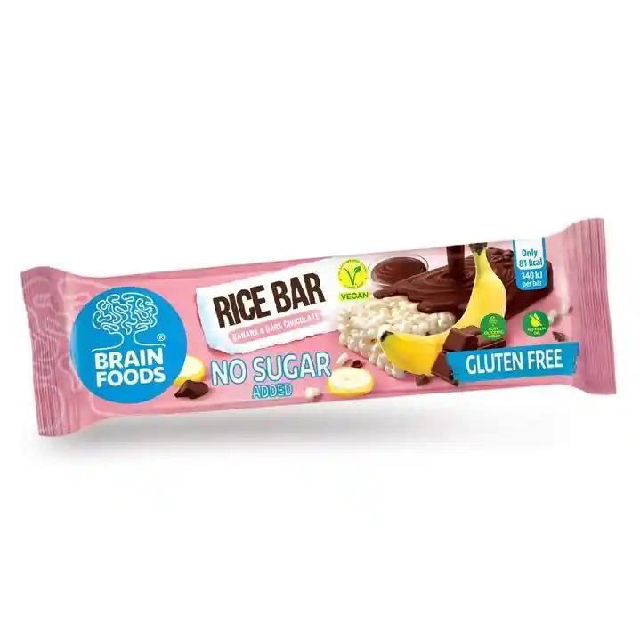 Reisriegel Banane und dunkle Schokolade 18g Brain Foods