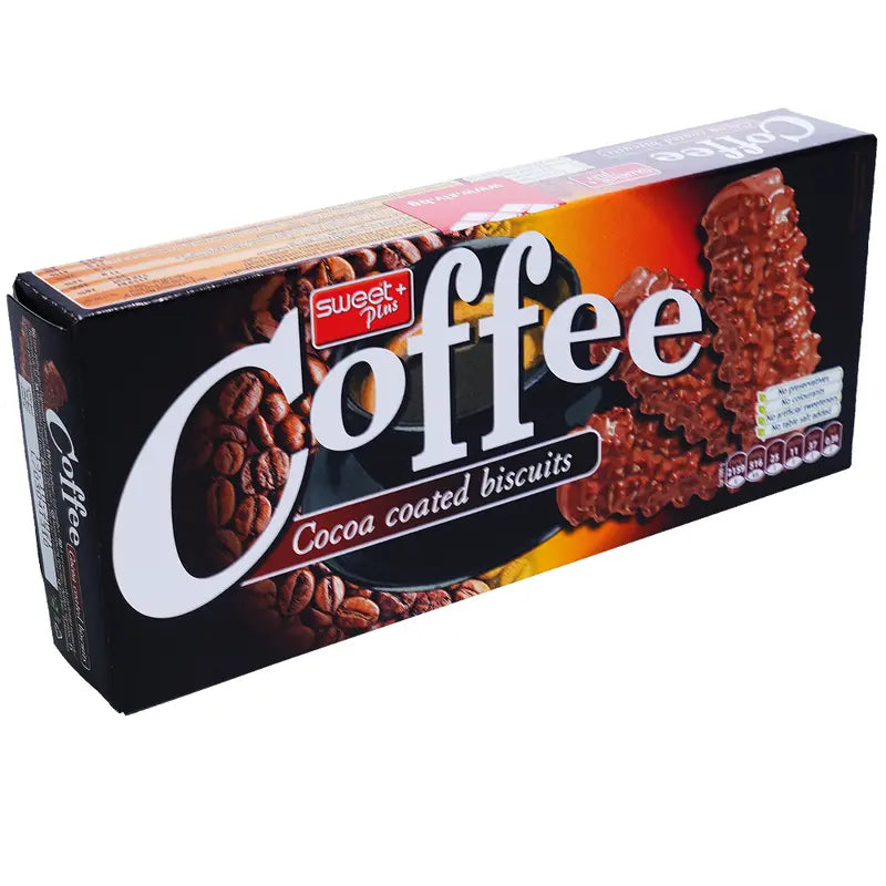Biscuits mit Kaffee und Kakaoglasur Sweet Plus 150g