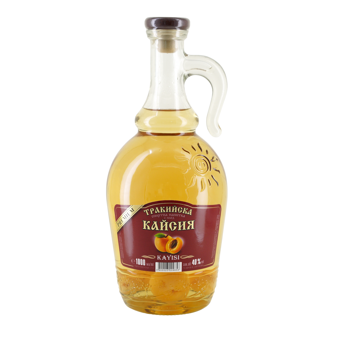 Rakija Trakische Aprikose 40%vol 1000ml