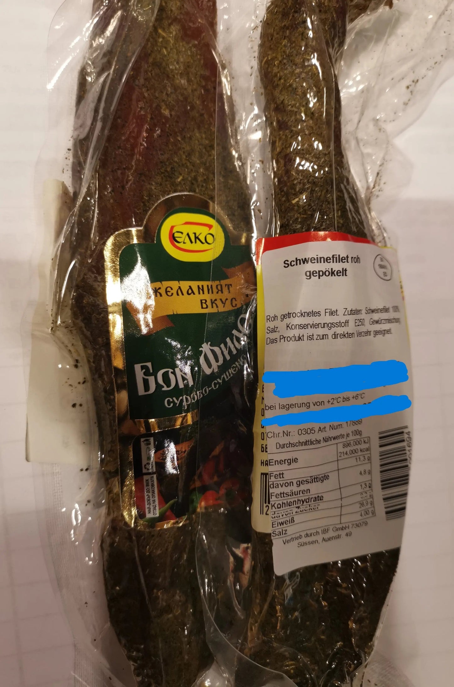 a package of hot dogs wrapped in plastic