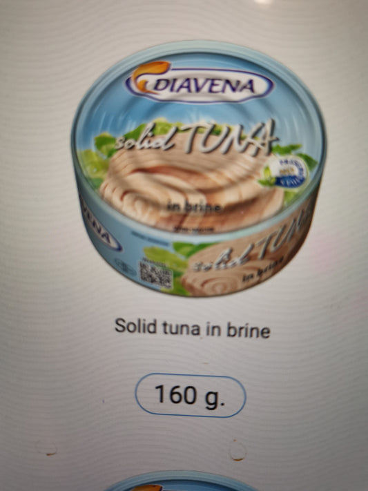 Thunfischfilet im eigenen Saft 160g(Тон филе в собствен сос)