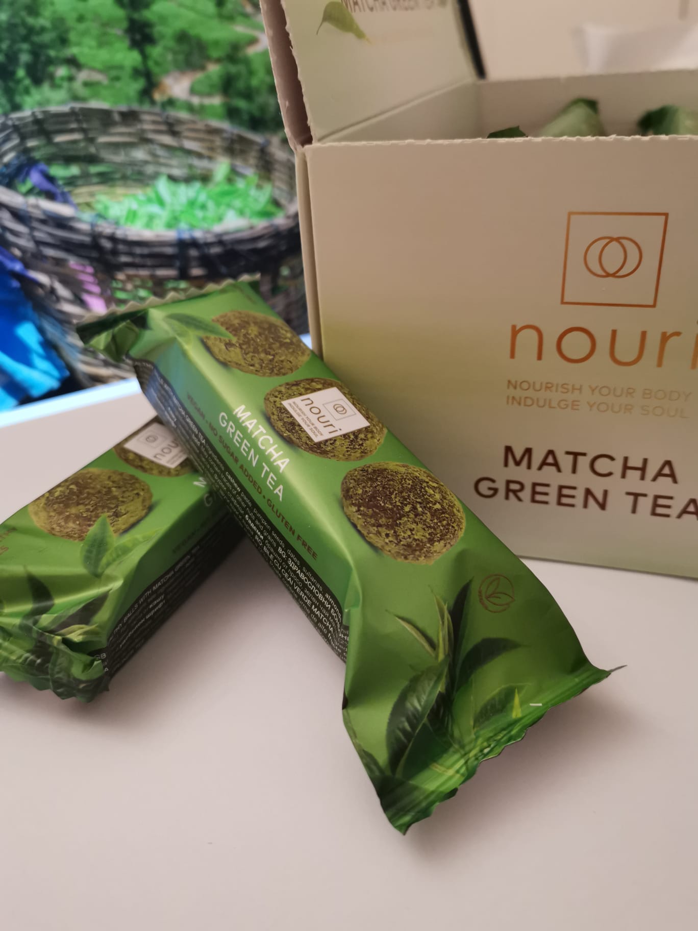 vegane Trüffel mit Matcha Green Tea 30g Nouri