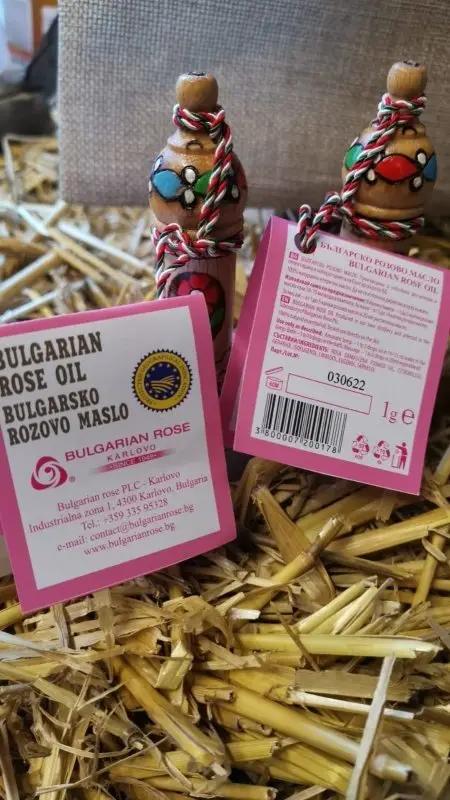 2x Bulgarian Rose Rose Oil of Bulgaria 100% Natürliches Rosenöl Amphore | 1g - Bulgarian TreasuresBulgarian Treasures
