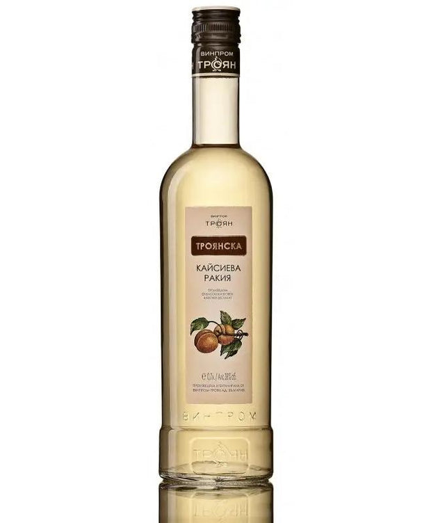 Aprikosenbrand Rakija Troyanska Kaisieva Vinprom Troyan 500ml - Bulgarian TreasuresRakijaBulgarian Treasures