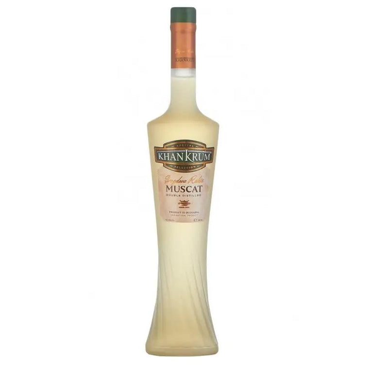 Khan Krum Muskat Traubenbrand Reserve Special Selection 500ml - Bulgarian TreasuresBulgarian Treasures