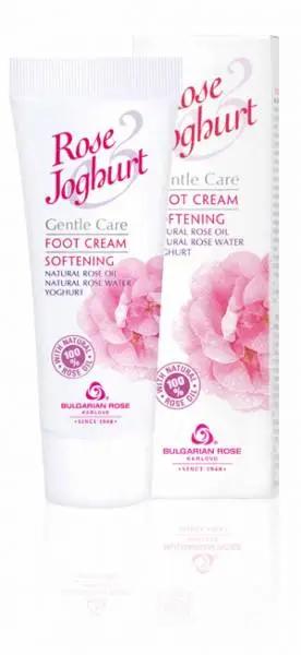 Rose & Joghurt Fußcreme erweichend Bulgarian Rose 75 ml - Bulgarian TreasuresBulgarian Treasures