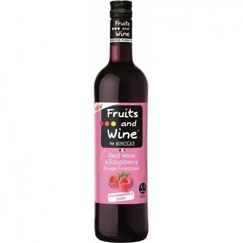 Rotwein mit Himbeeren Fruit and Wine 0,75L - Bulgarian TreasuresBulgarian Treasures