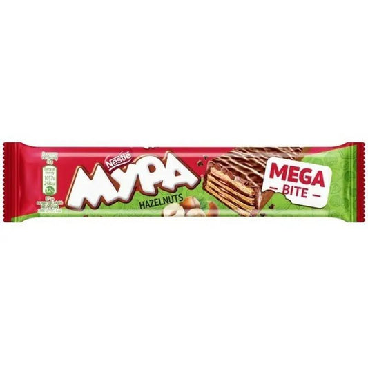 Waffel Mura Mega Schokolade mit Erdnüssen 45g - Bulgarian TreasuresBulgarian Treasures
